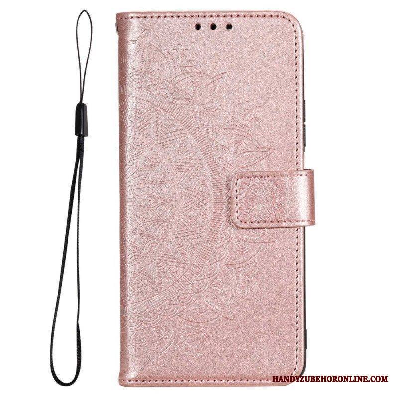 Kotelot Samsung Galaxy M33 5G Suojaketju Kuori Strappy Sun Mandala