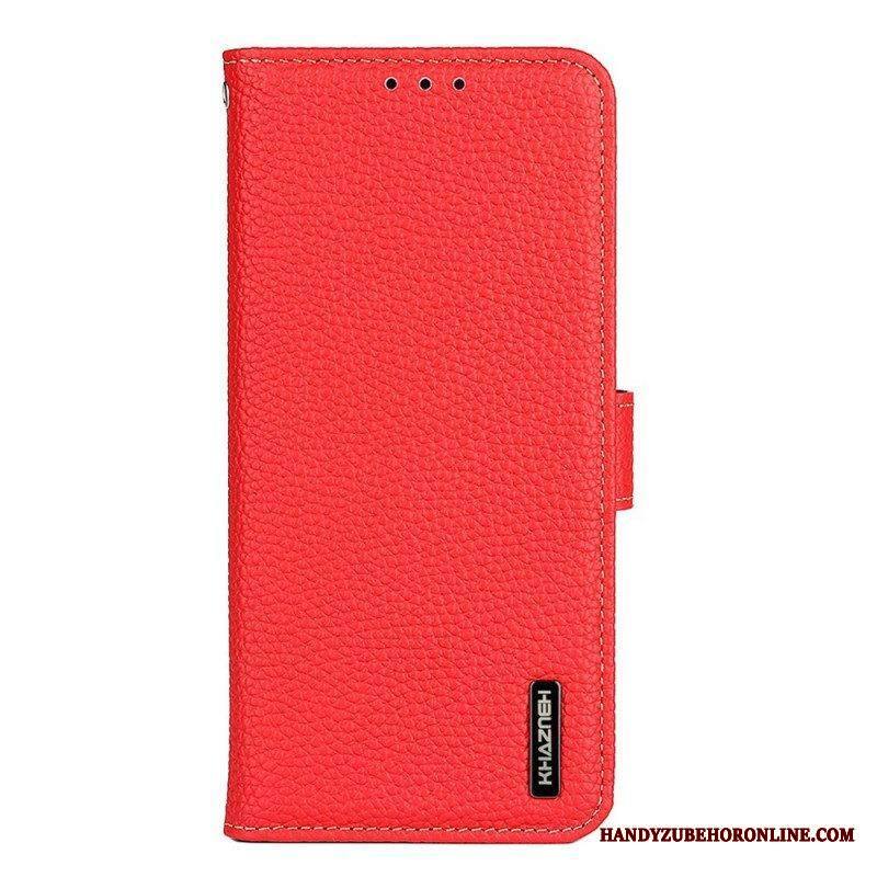 Kotelot Samsung Galaxy M53 5G Khazneh Litsi Nahka