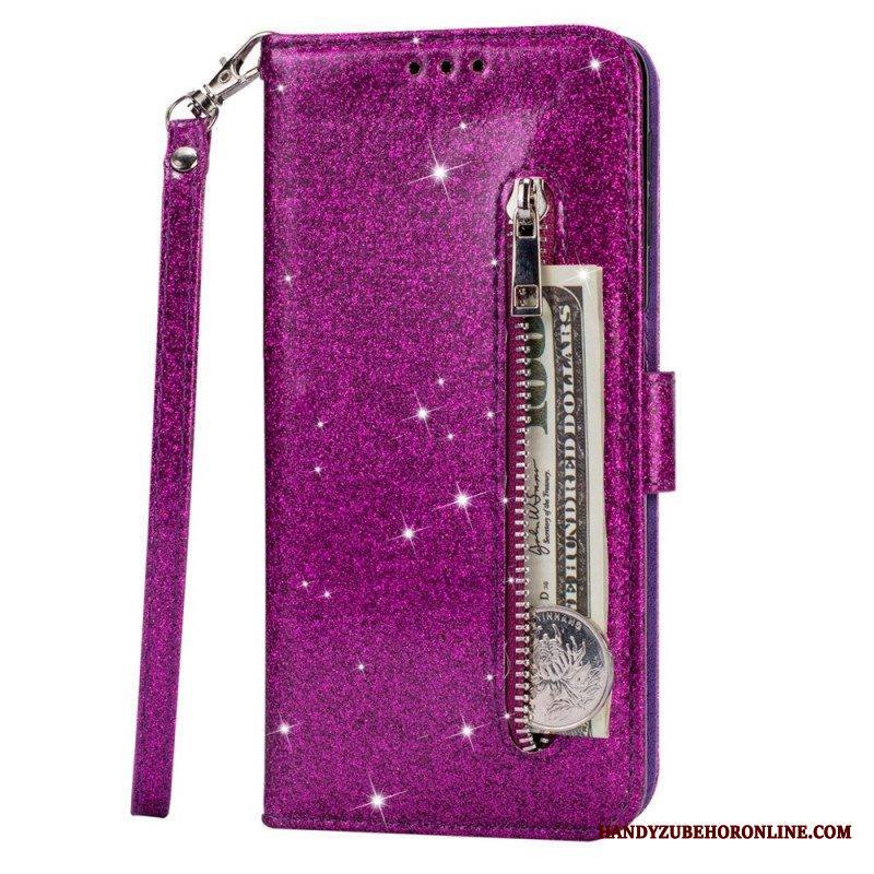 Kotelot Samsung Galaxy S22 5G Glitter Kolikkopussi