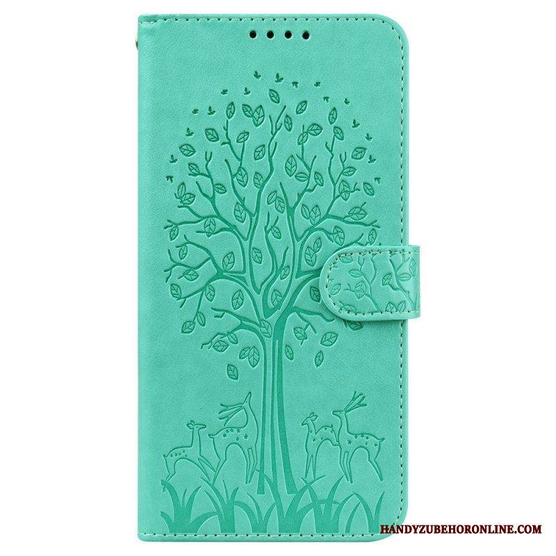 Kotelot Samsung Galaxy S22 Ultra 5G Puu Ja Hirvi