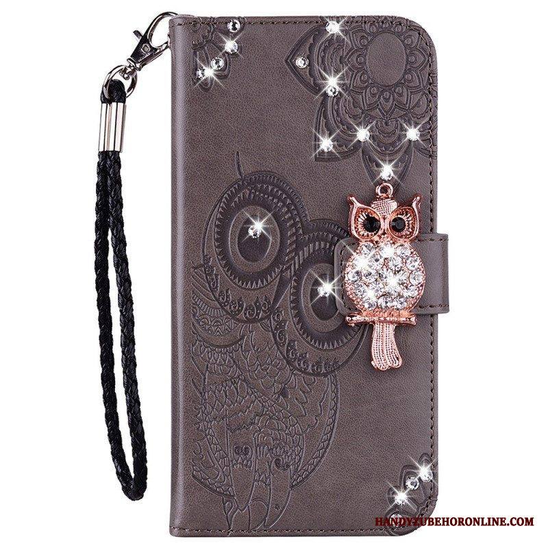 Kotelot Samsung Galaxy S23 5G Pöllö Mandala Ja Charm