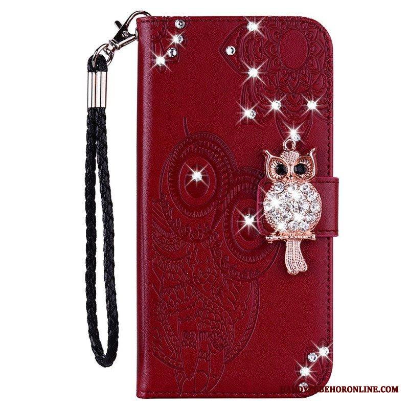 Kotelot Samsung Galaxy S23 5G Pöllö Mandala Ja Charm