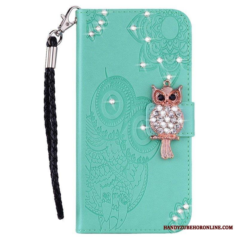 Kotelot Samsung Galaxy S23 5G Pöllö Mandala Ja Charm