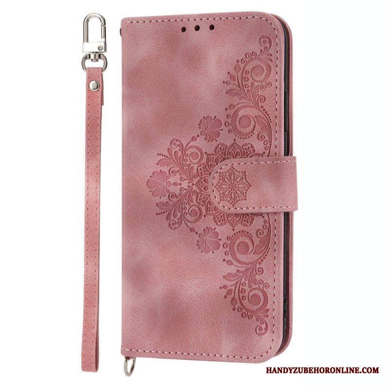 Kotelot Samsung Galaxy S23 5G Suojaketju Kuori Strappy Pitsi Mandala