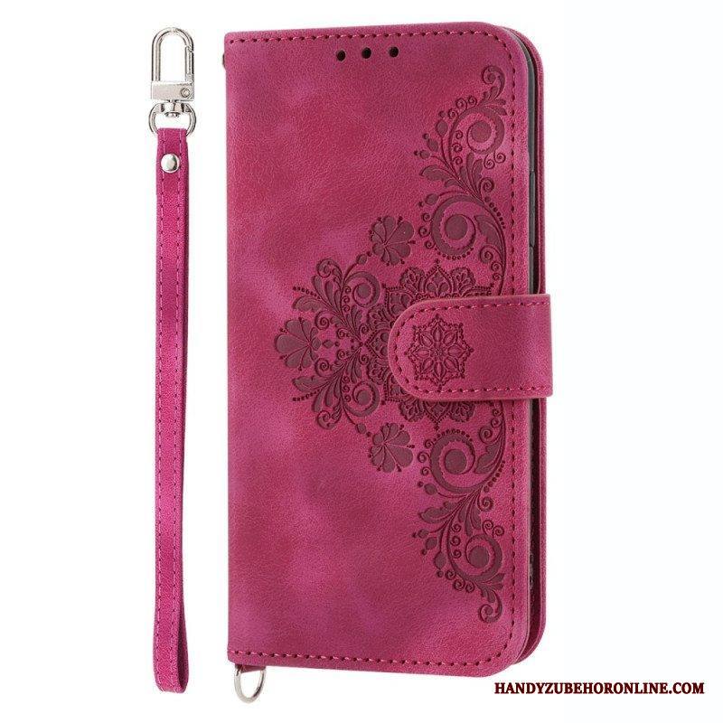 Kotelot Samsung Galaxy S23 5G Suojaketju Kuori Strappy Pitsi Mandala