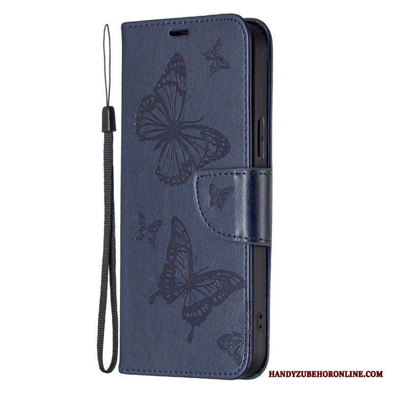 Kotelot Samsung Galaxy S23 5G Suojaketju Kuori Stringit Perhoset