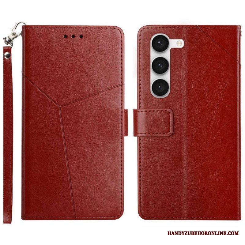 Kotelot Samsung Galaxy S23 5G Suojaketju Kuori Y Strappy Design
