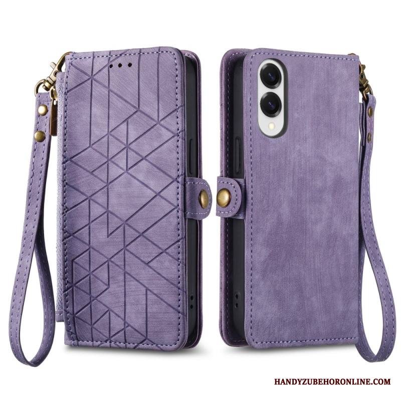 Kotelot Samsung Galaxy S25 5g Edge Geometrinen Kuvio Ja Nauha