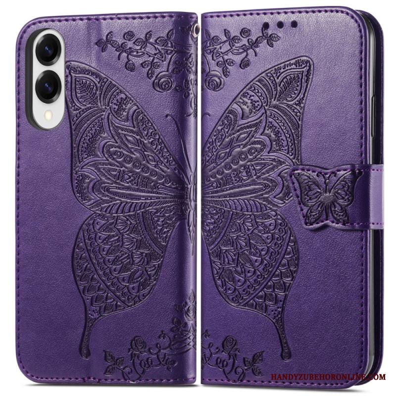 Kotelot Samsung Galaxy S25 5g Edge Puhelinkuoret Barokkityylinen Perhonen Rannehihnalla