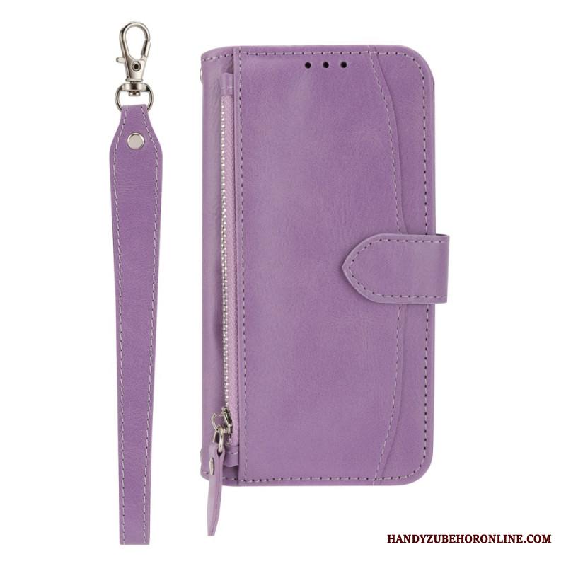 Kotelot Samsung Galaxy S25 5g Puhelinkuoret Vetoketjullinen Tasku Hihna Ja Olkahihna