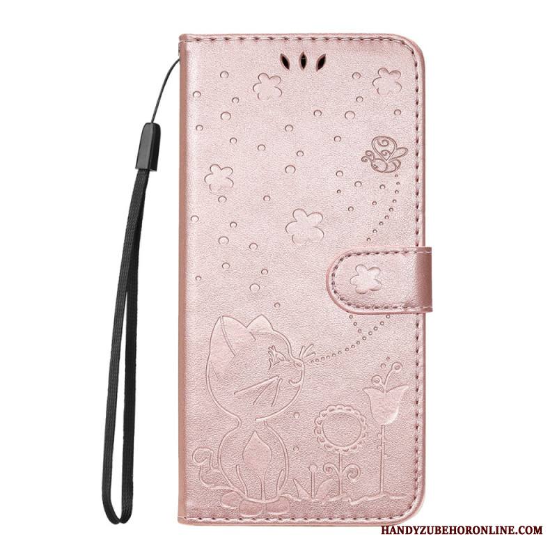 Kotelot Samsung Galaxy S25 Fe Kissa Ja Mehiläinen Suojakuori