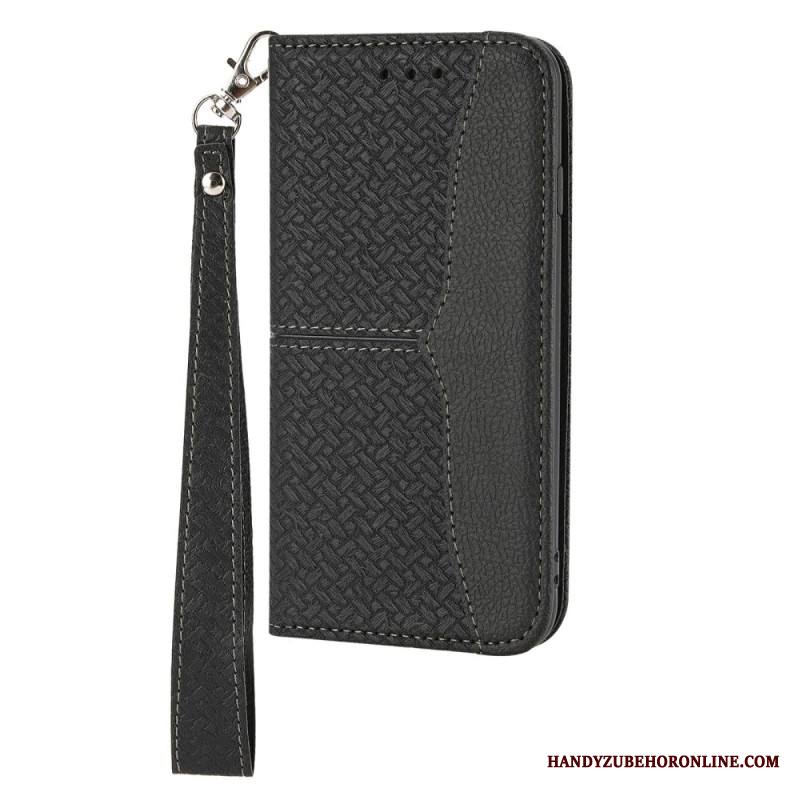 Kotelot Samsung Galaxy S25 Fe Kudottu Tekstuuri Ja Nauha