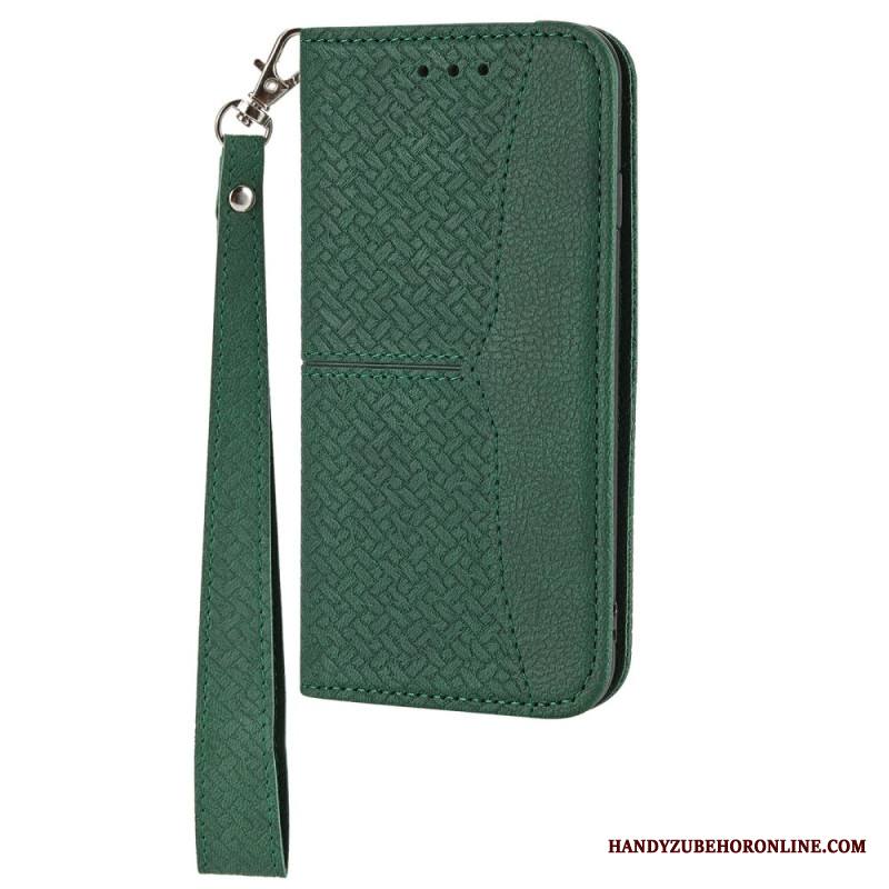 Kotelot Samsung Galaxy S25 Fe Kudottu Tekstuuri Ja Nauha