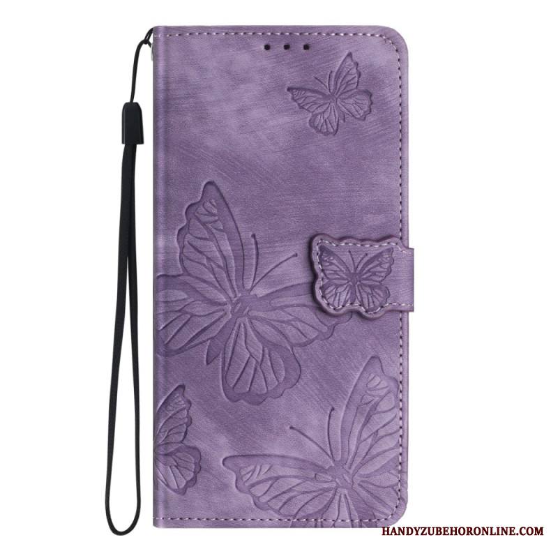 Kotelot Samsung Galaxy S25 Fe Perhosmokkanahkaefekti Suojakuori