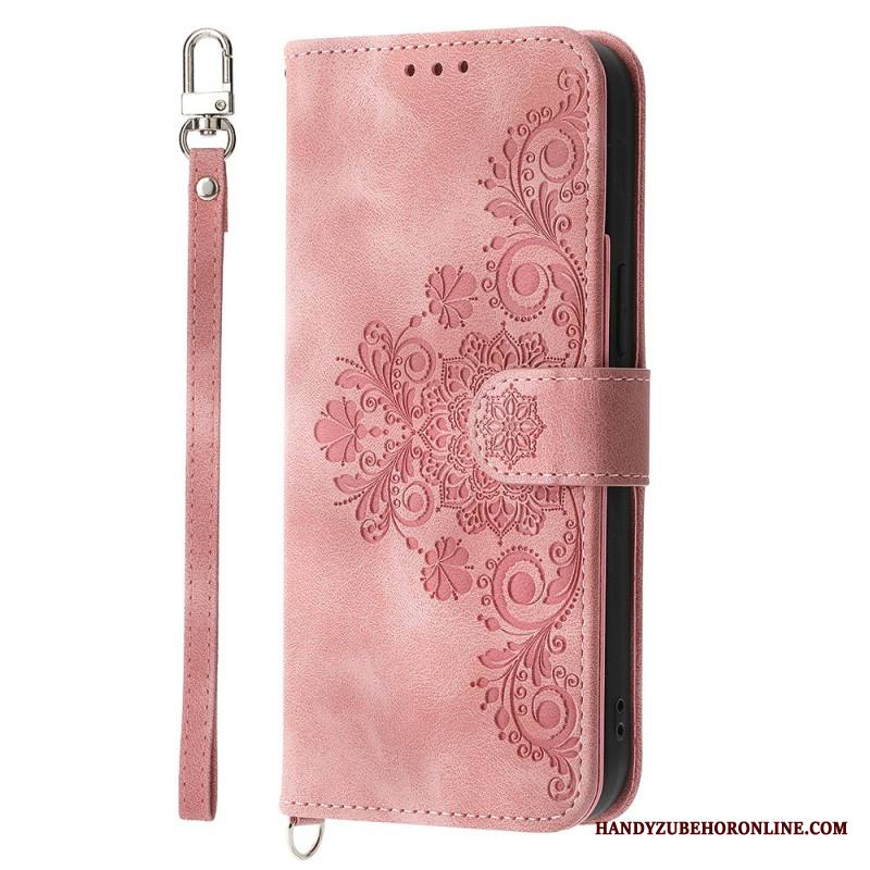 Kotelot Samsung Galaxy S25 Fe Pitsikuvio Hihnalla Ja Olkahihnalla