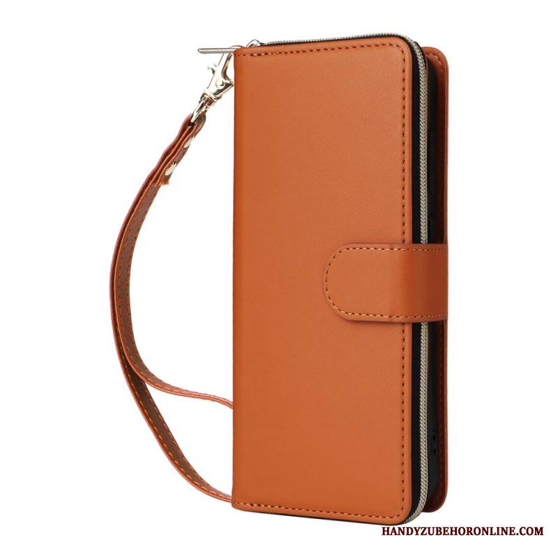 Kotelot Samsung Galaxy S25 Fe Puhelinkuoret Keinonahka Hihnalla