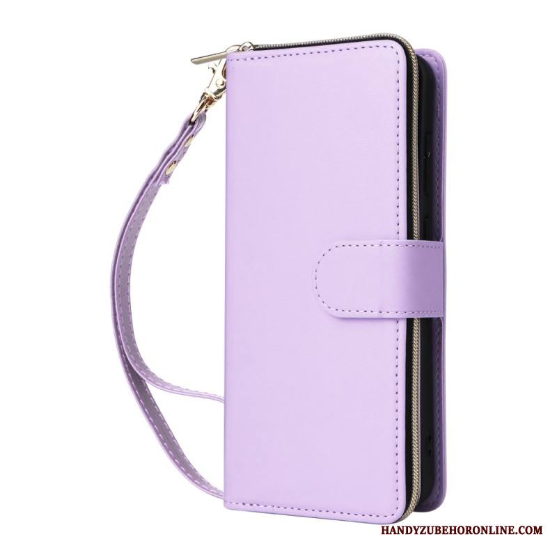 Kotelot Samsung Galaxy S25 Fe Puhelinkuoret Keinonahka Hihnalla