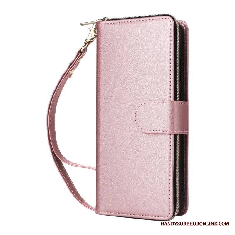 Kotelot Samsung Galaxy S25 Fe Puhelinkuoret Keinonahka Hihnalla