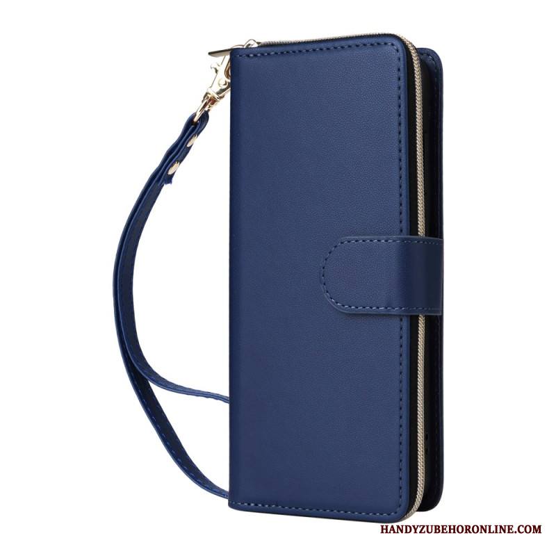 Kotelot Samsung Galaxy S25 Fe Puhelinkuoret Keinonahka Hihnalla