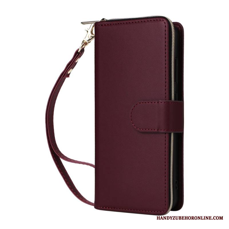 Kotelot Samsung Galaxy S25 Fe Puhelinkuoret Keinonahka Hihnalla