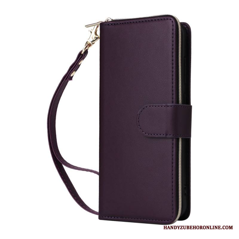 Kotelot Samsung Galaxy S25 Fe Puhelinkuoret Keinonahka Hihnalla