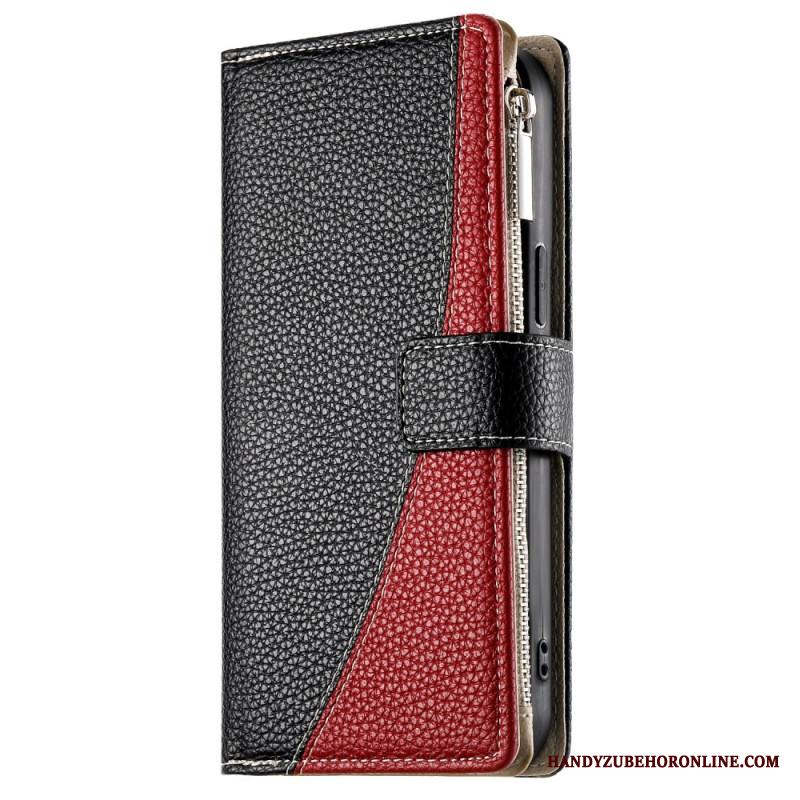 Kotelot Samsung Galaxy S25 Fe Puhelinkuoret Nahkainen Vetoketjullinen Lompakko Hihnoilla