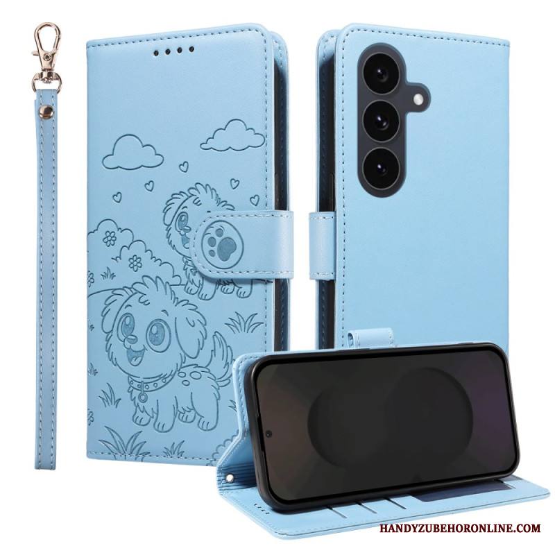 Kotelot Samsung Galaxy S25 Fe Rfid-esto Ja Koirakuvio