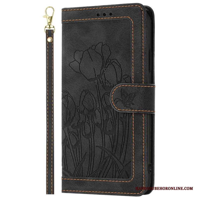 Kotelot Samsung Galaxy S25 Plus 5g Kukallinen Mokkanahkaefekti