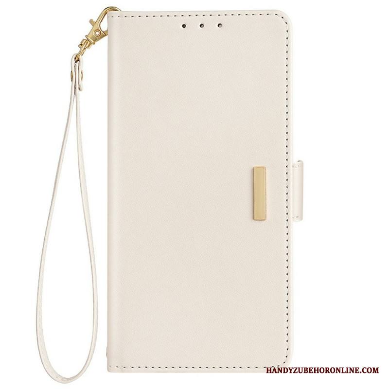 Kotelot Samsung Galaxy S25 Plus 5g Kultainen Lukko Ja Hihna Suojakuori