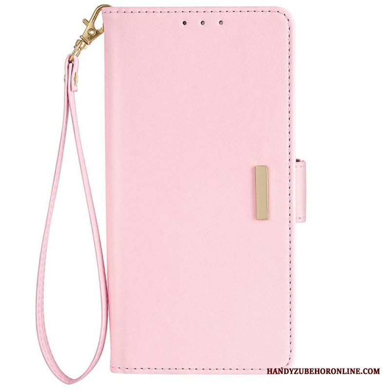 Kotelot Samsung Galaxy S25 Plus 5g Kultainen Lukko Ja Hihna Suojakuori