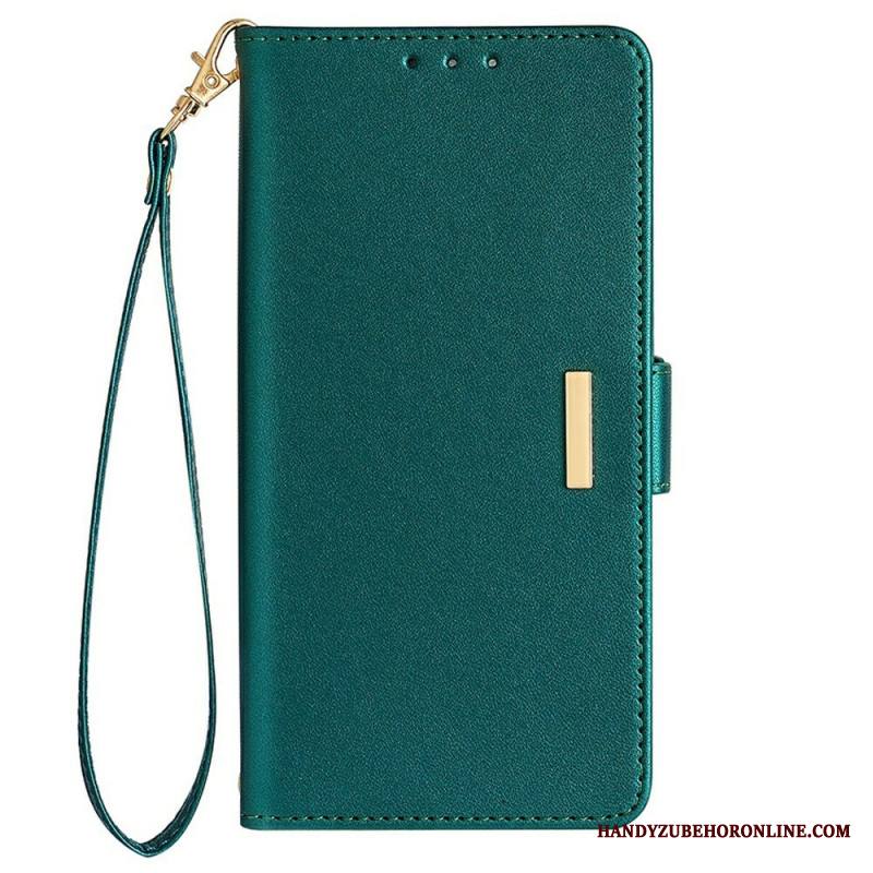 Kotelot Samsung Galaxy S25 Plus 5g Kultainen Lukko Ja Hihna Suojakuori