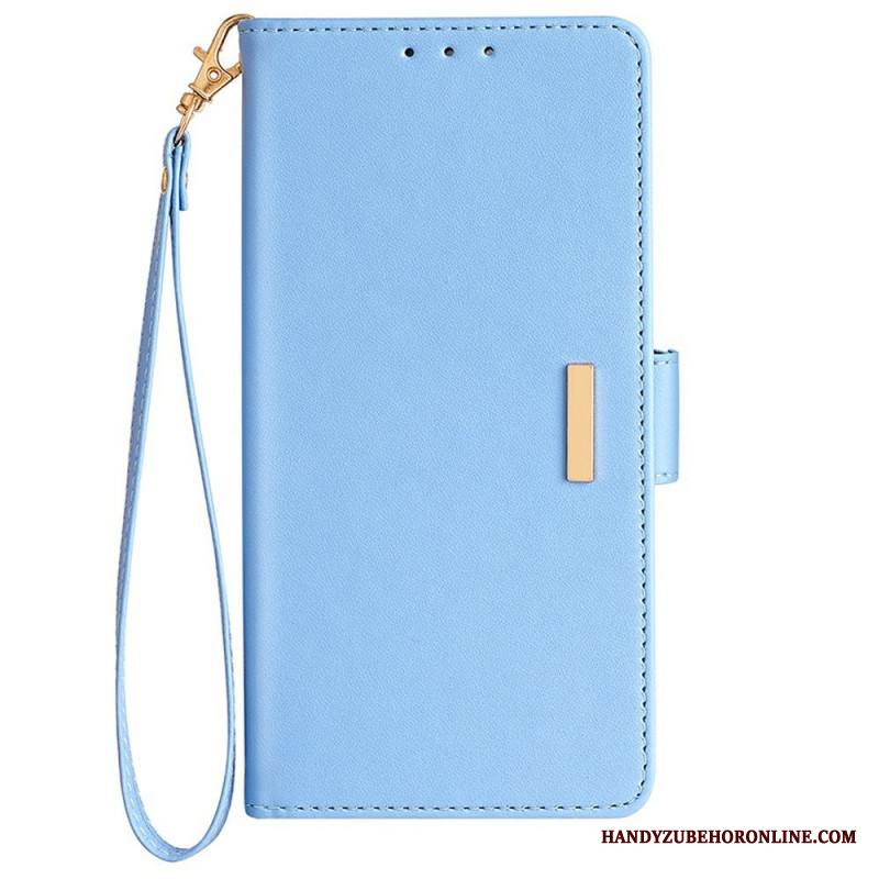 Kotelot Samsung Galaxy S25 Plus 5g Kultainen Lukko Ja Hihna Suojakuori