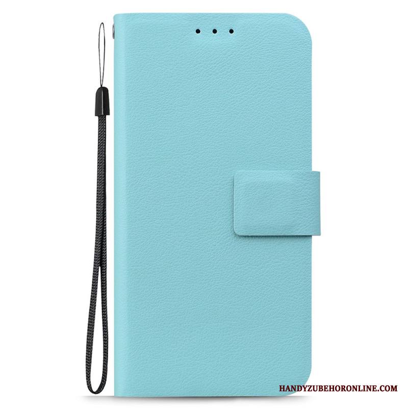 Kotelot Samsung Galaxy S25 Plus 5g Puhelinkuoret Yksivärinen Nahkajäljitelmä Hihnalla