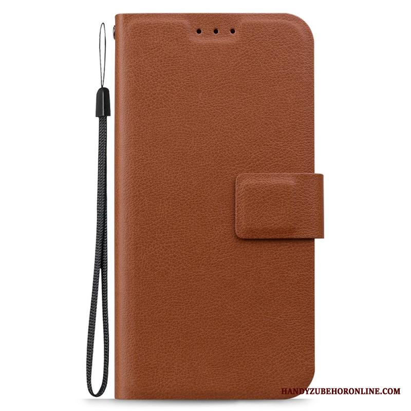 Kotelot Samsung Galaxy S25 Plus 5g Puhelinkuoret Yksivärinen Nahkajäljitelmä Hihnalla