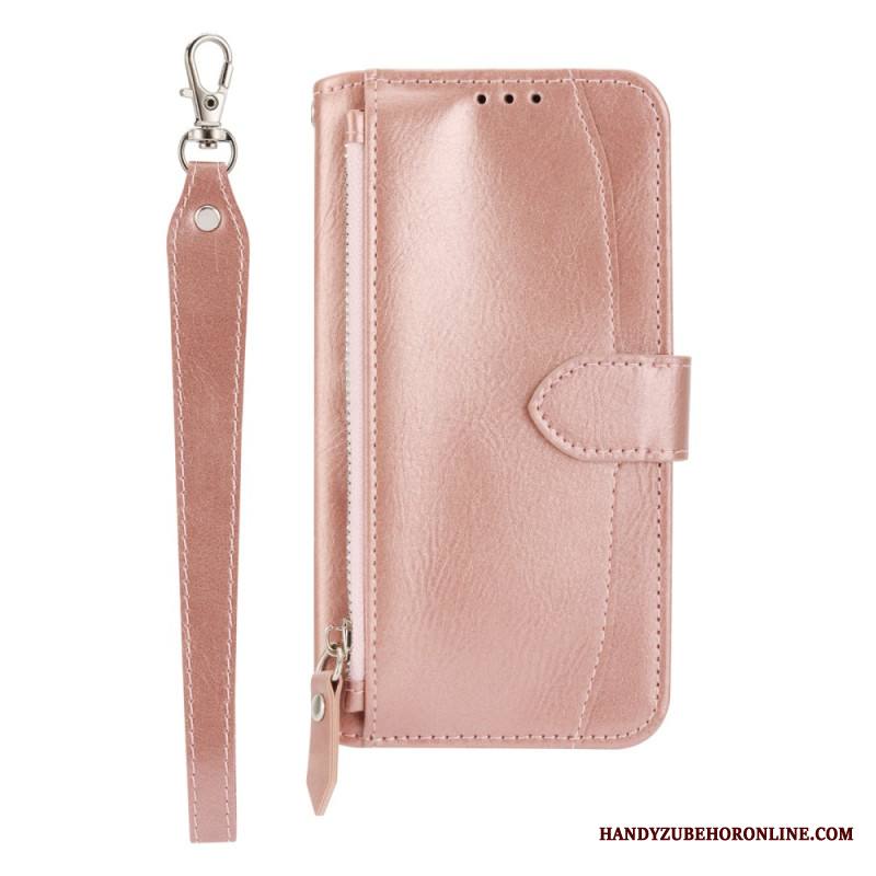 Kotelot Samsung Galaxy S25 Plus 5g Vetoketjullinen Tasku Ja Olkahihna Suojakuori