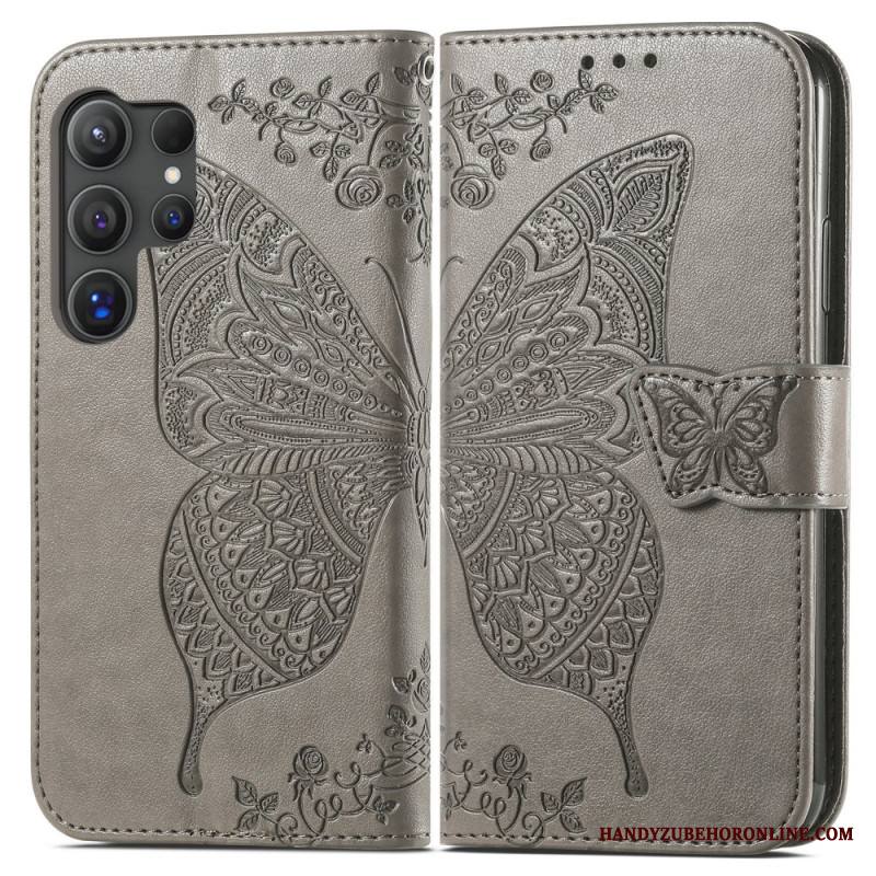 Kotelot Samsung Galaxy S25 Ultra 5g Barokkikuvioinen Perhonen Suojakuori