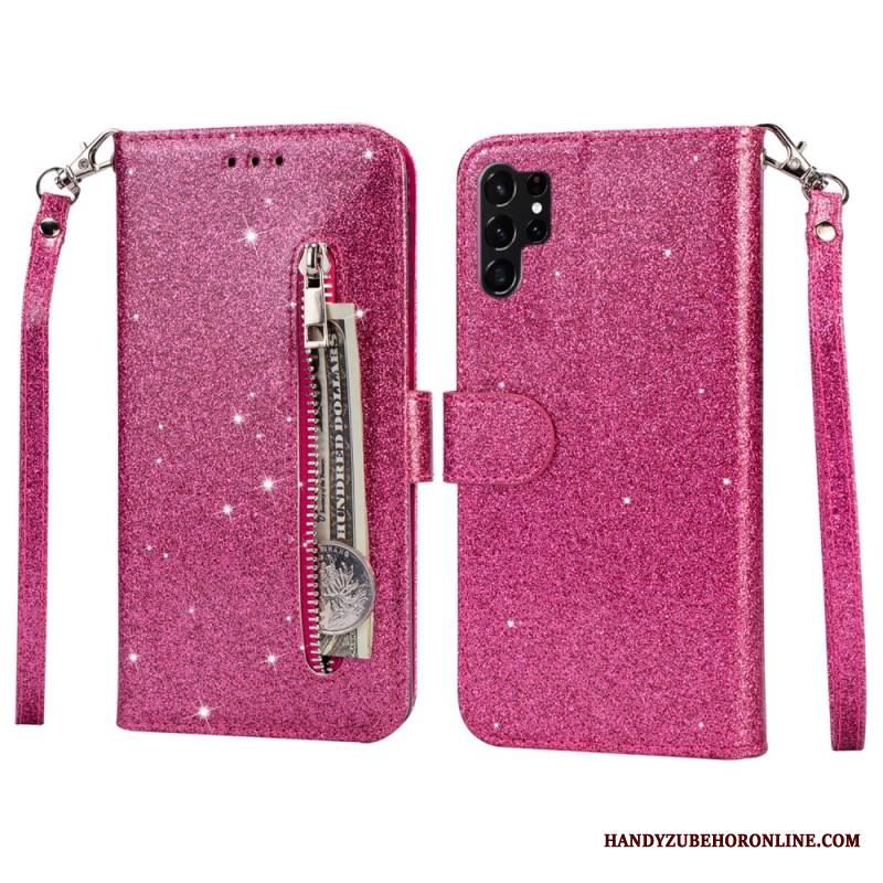 Kotelot Samsung Galaxy S25 Ultra 5g Kimaltava Pussi Hihnalla