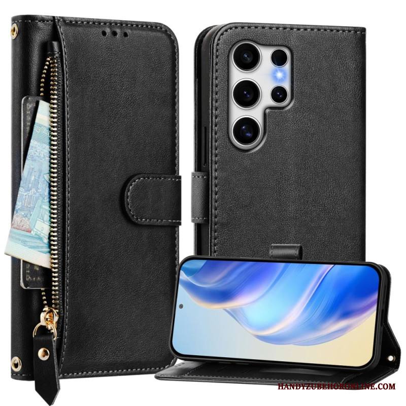 Kotelot Samsung Galaxy S25 Ultra 5g Kolikkokukkaro Ja Teline Suojakuori