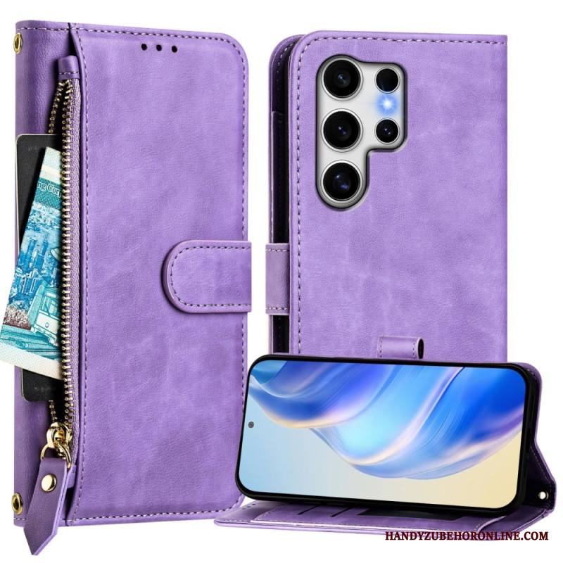 Kotelot Samsung Galaxy S25 Ultra 5g Kolikkokukkaro Ja Teline Suojakuori