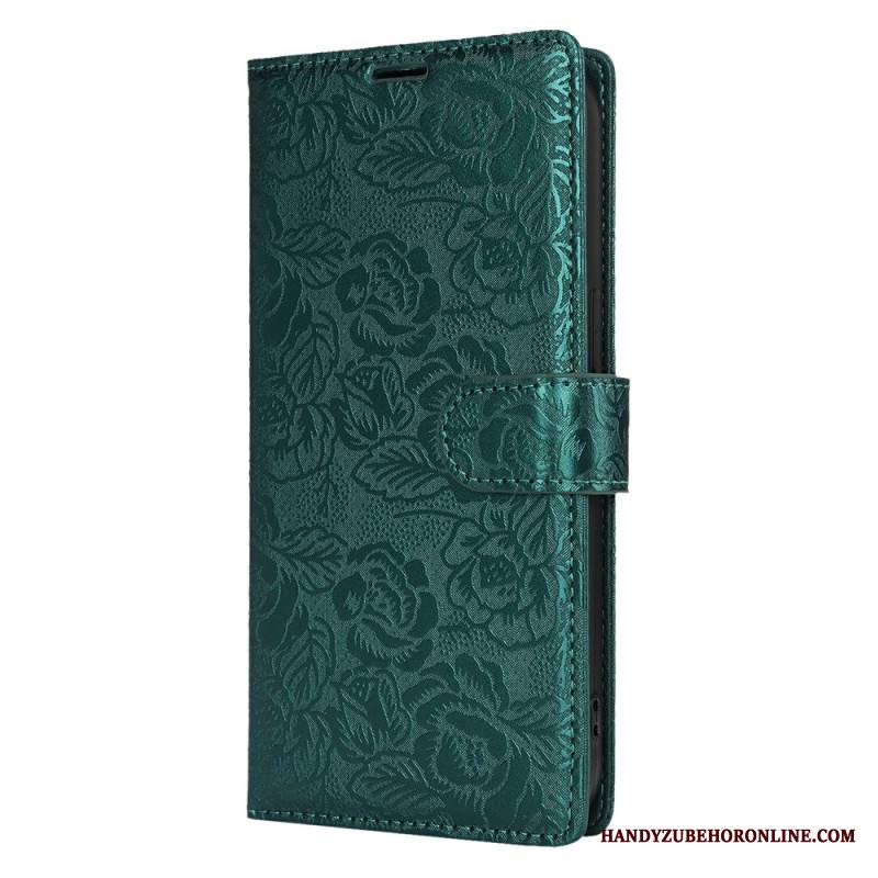 Kotelot Samsung Galaxy S25 Ultra 5g Kukkakuvio Hihnalla