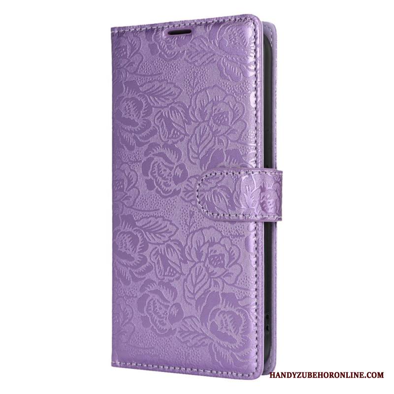 Kotelot Samsung Galaxy S25 Ultra 5g Kukkakuvio Hihnalla