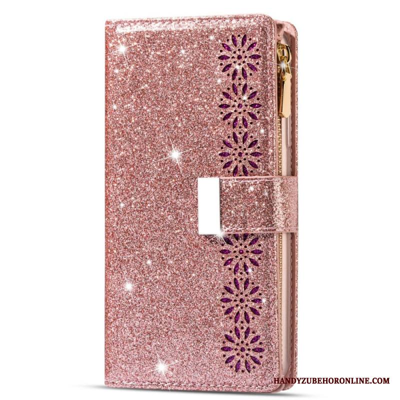 Kotelot Samsung Galaxy S25 Ultra 5g Paljetteja Hopeisella Soljella