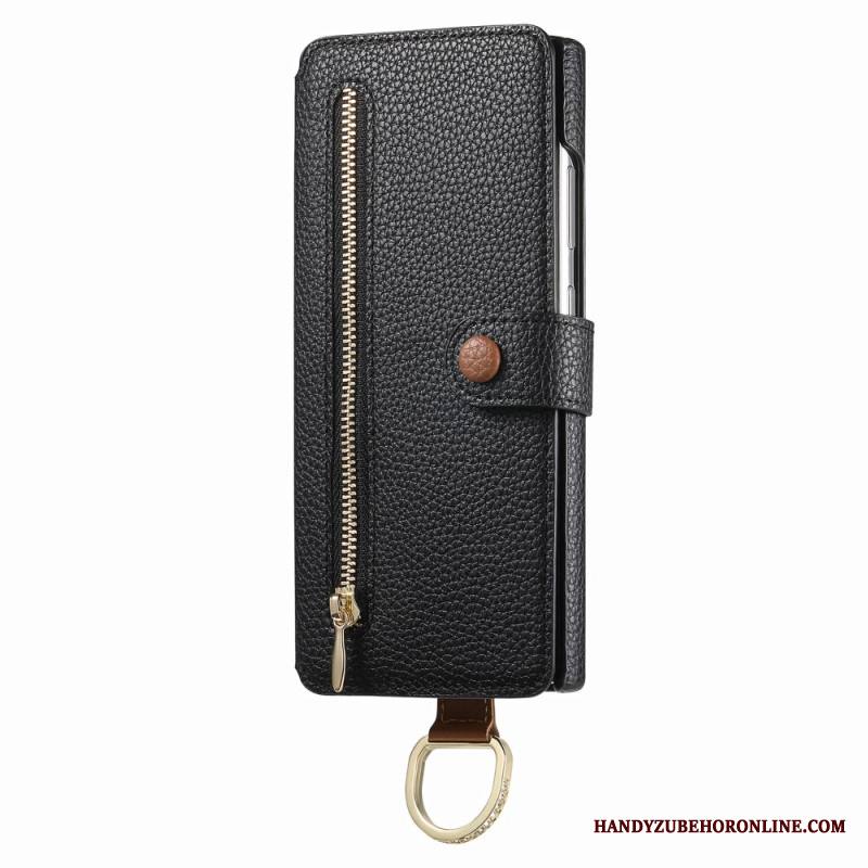 Kotelot Samsung Galaxy S25 Ultra 5g Rfid-suojattu Lompakko Pussulla Ja Sormuspidikkeellä