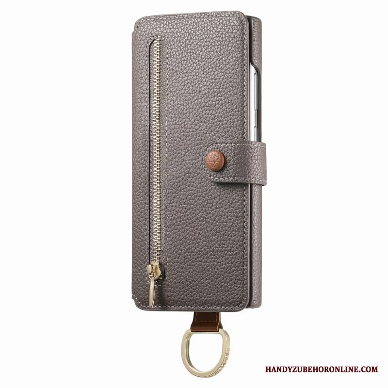 Kotelot Samsung Galaxy S25 Ultra 5g Rfid-suojattu Lompakko Pussulla Ja Sormuspidikkeellä