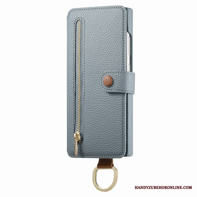 Kotelot Samsung Galaxy S25 Ultra 5g Rfid-suojattu Lompakko Pussulla Ja Sormuspidikkeellä