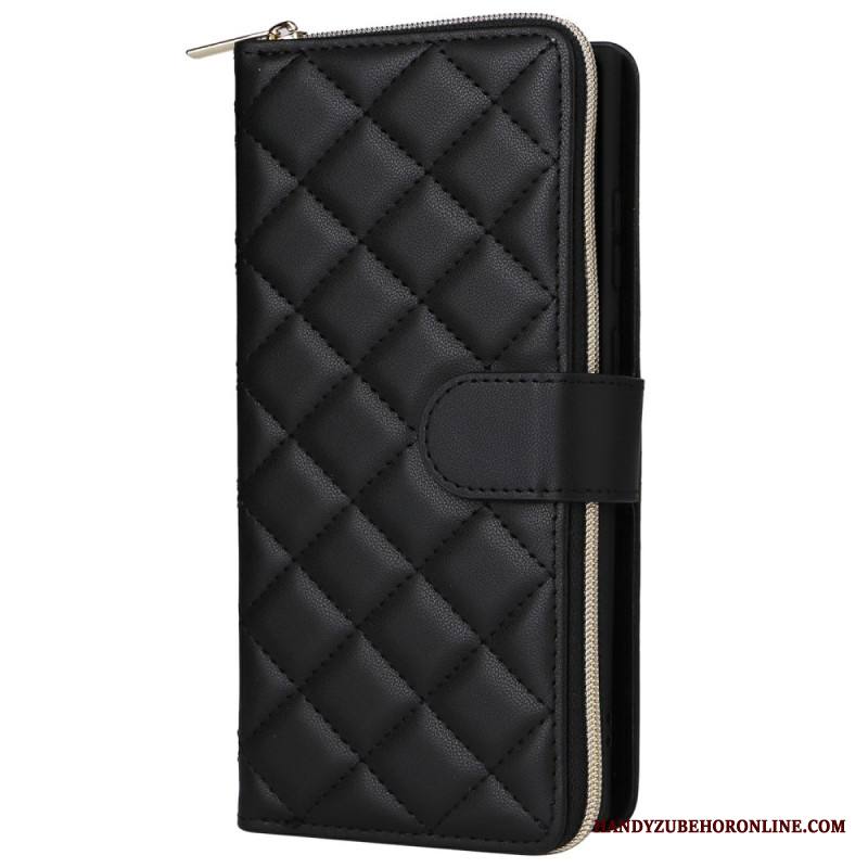 Kotelot Samsung Galaxy S25 Ultra 5g Tikattu Lompakko Hihnalla Ja Olkahihnalla