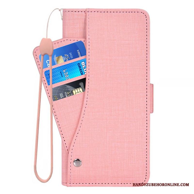 Kotelot Samsung Galaxy S26 Farkkukuvioinen Ja Pyörivä Korttiteline Suojakuori