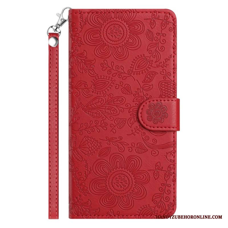 Kotelot Samsung Galaxy S26 Kukkakuvio Ja Nauha Suojakuori