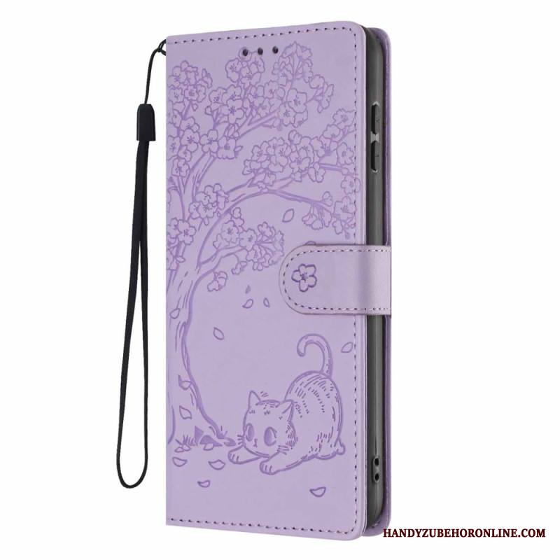 Kotelot Samsung Galaxy S26 Plus Puu- Ja Kissakuvioinen