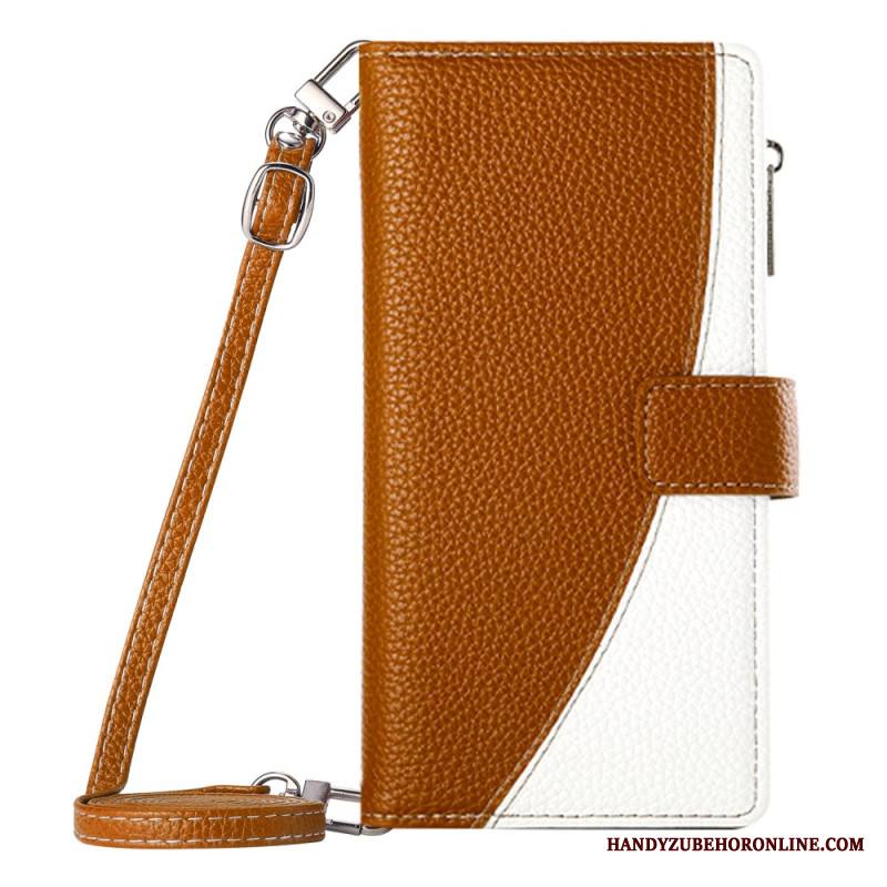 Kotelot Samsung Galaxy S26 Puhelinkuoret Kaksivärinen Lompakko Hihnoilla